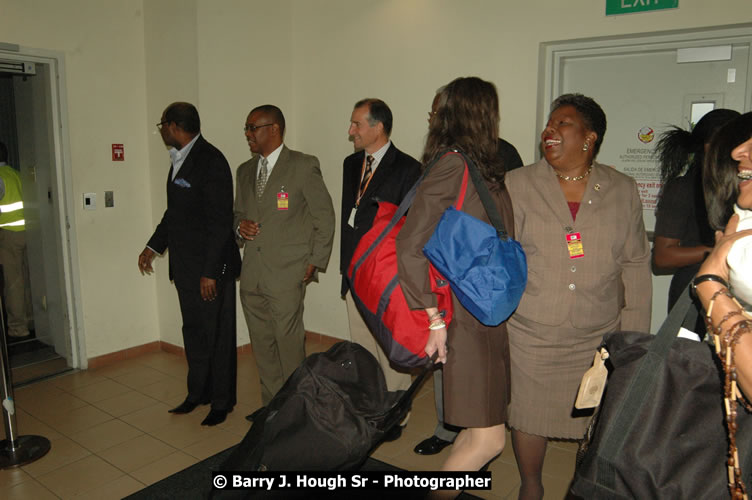 JetBue Airways' Inaugural Air Service between Sangster International Airport, Montego Bay and John F. Kennedy Airport, New York at MBJ Airports Sangster International Airport, Montego Bay, St. James, Jamaica - Thursday, May 21, 2009 - Photographs by Net2Market.com - Barry J. Hough Sr, Photographer/Photojournalist - Negril Travel Guide, Negril Jamaica WI - http://www.negriltravelguide.com - info@negriltravelguide.com...!